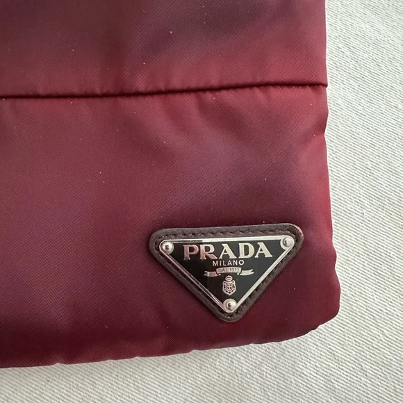 Prada Maroon Messenger Bag - Picture 2 of 6
